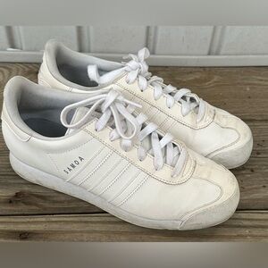 Adidas Samoa G99720 Ortholite Walking Running Sneakers White Leather